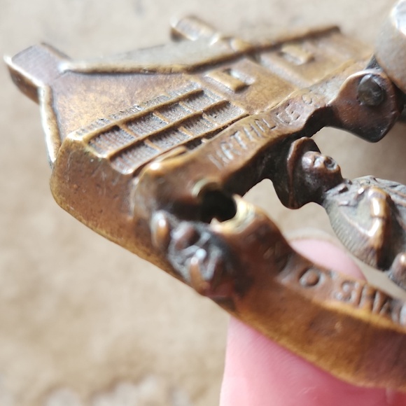 Vintage Cast Brass Door Knocker - Picture 5 of 8